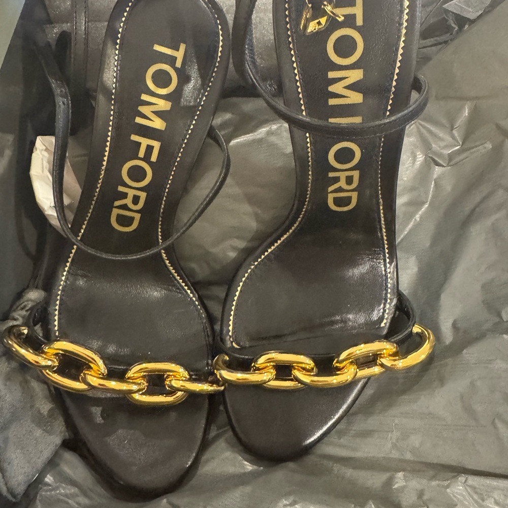 Tom Ford Black and Gold Archive collection heels